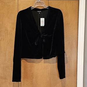 NWT Torrid cropped cover up size 2